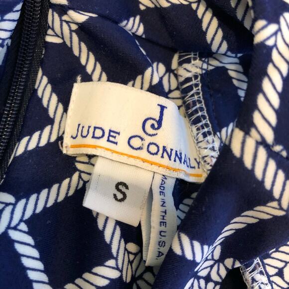 Jude Connally blue white nautical rope sleeveless wide leg jumpsuit size Small - Picture 8 of 15